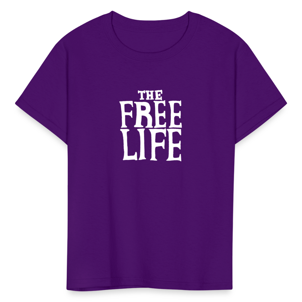 The Free Life | Youth Tee - purple