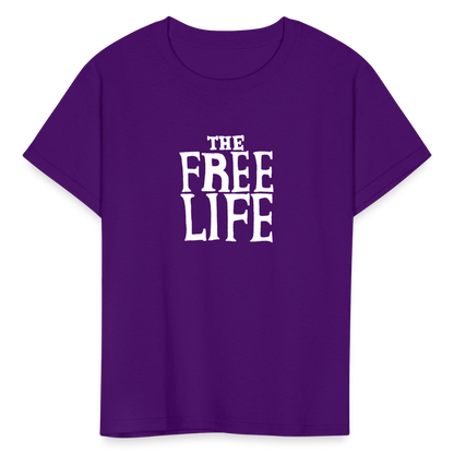 The Free Life | Youth Tee - purple