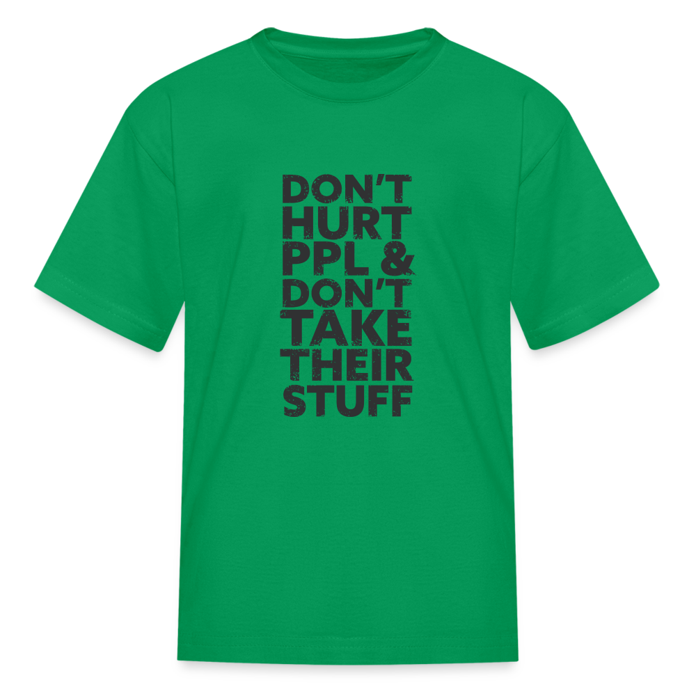 Don't Hurt People | Youth Tee - kelly green