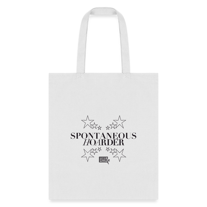 Spontaneous Hoarder | Tote Bag - white