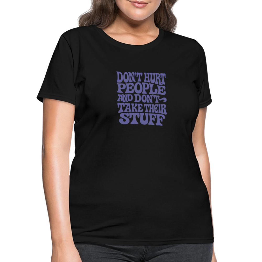Don't Hurt People | Retro | Women's Tee - black
