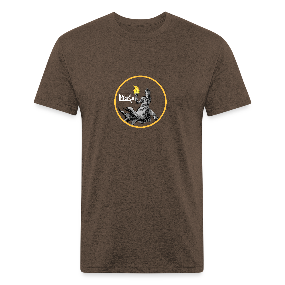 Lady Liberty | Men's Tee - heather espresso