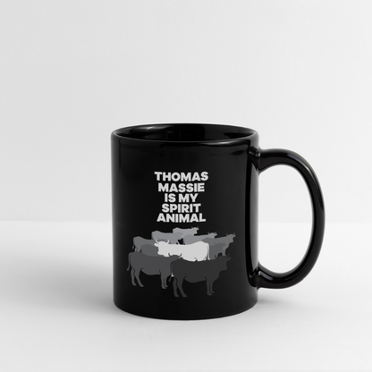 Thomas Massie Is My Spirit Animal Coffee Mug | Black Edition - black