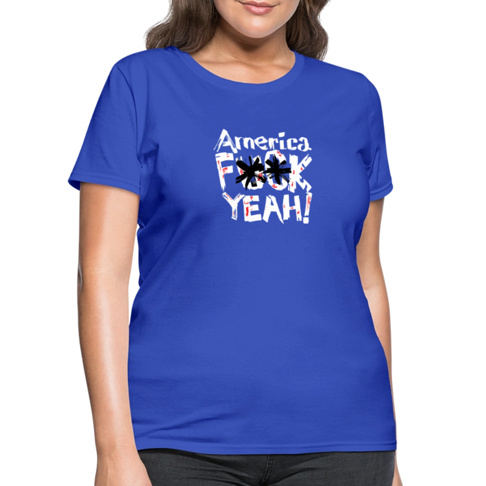 America F**k Yeah! | Women's Tee - royal blue
