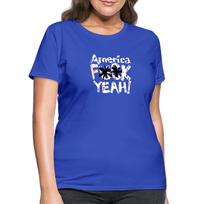 America F**k Yeah! | Women's Tee - royal blue