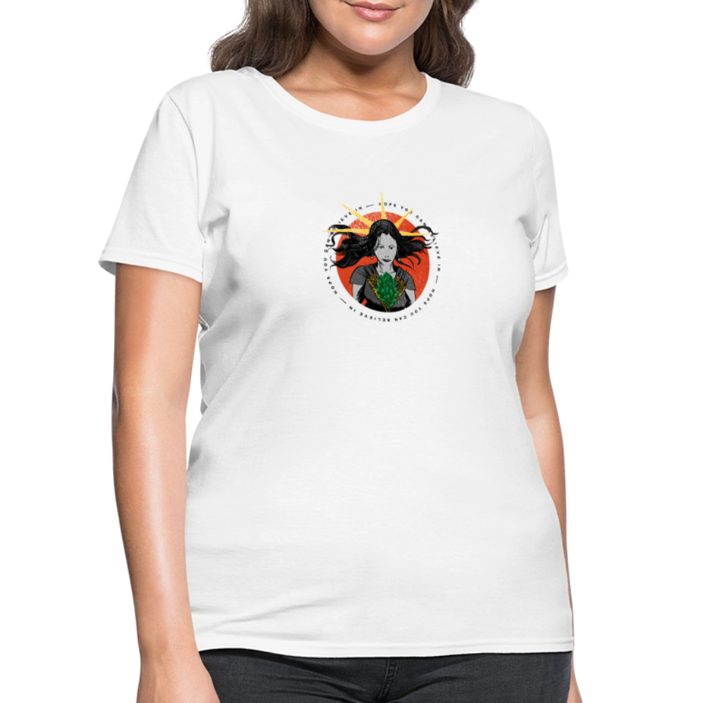 Hops You Can Believe In | Women's Tee - white