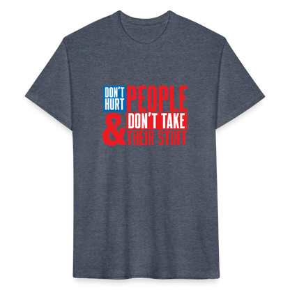 Don't Hurt People | America | Men's Tee - heather navy