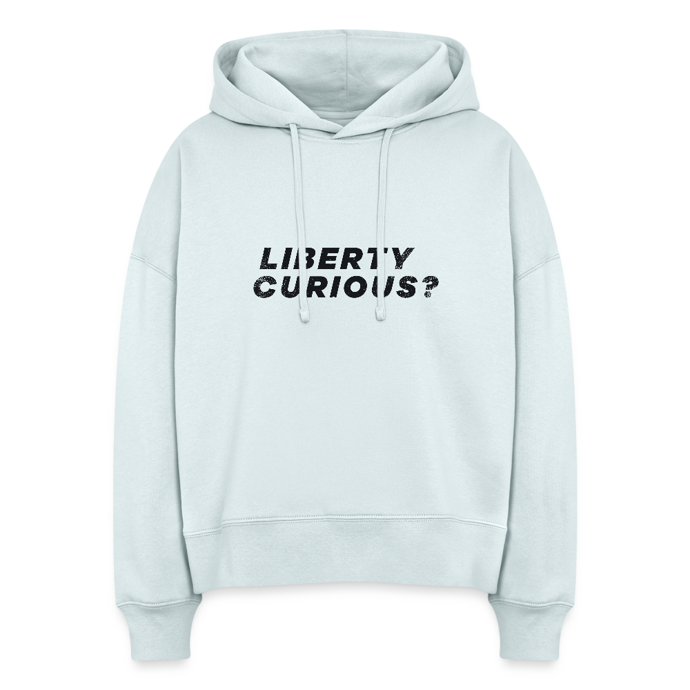 Liberty Curious? | Women's Hoodie - blue ice