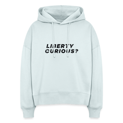 Liberty Curious? | Women's Hoodie - blue ice