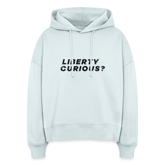 Liberty Curious? | Women's Hoodie - blue ice