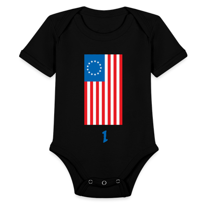 Spirit of '76 | Baby Onesie - black