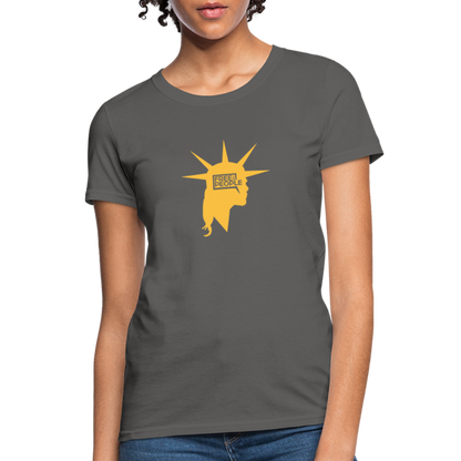 Liberty Head | Women's Tee - charcoal