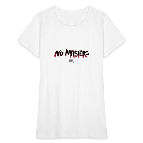 No Masters | Women's Tee - white