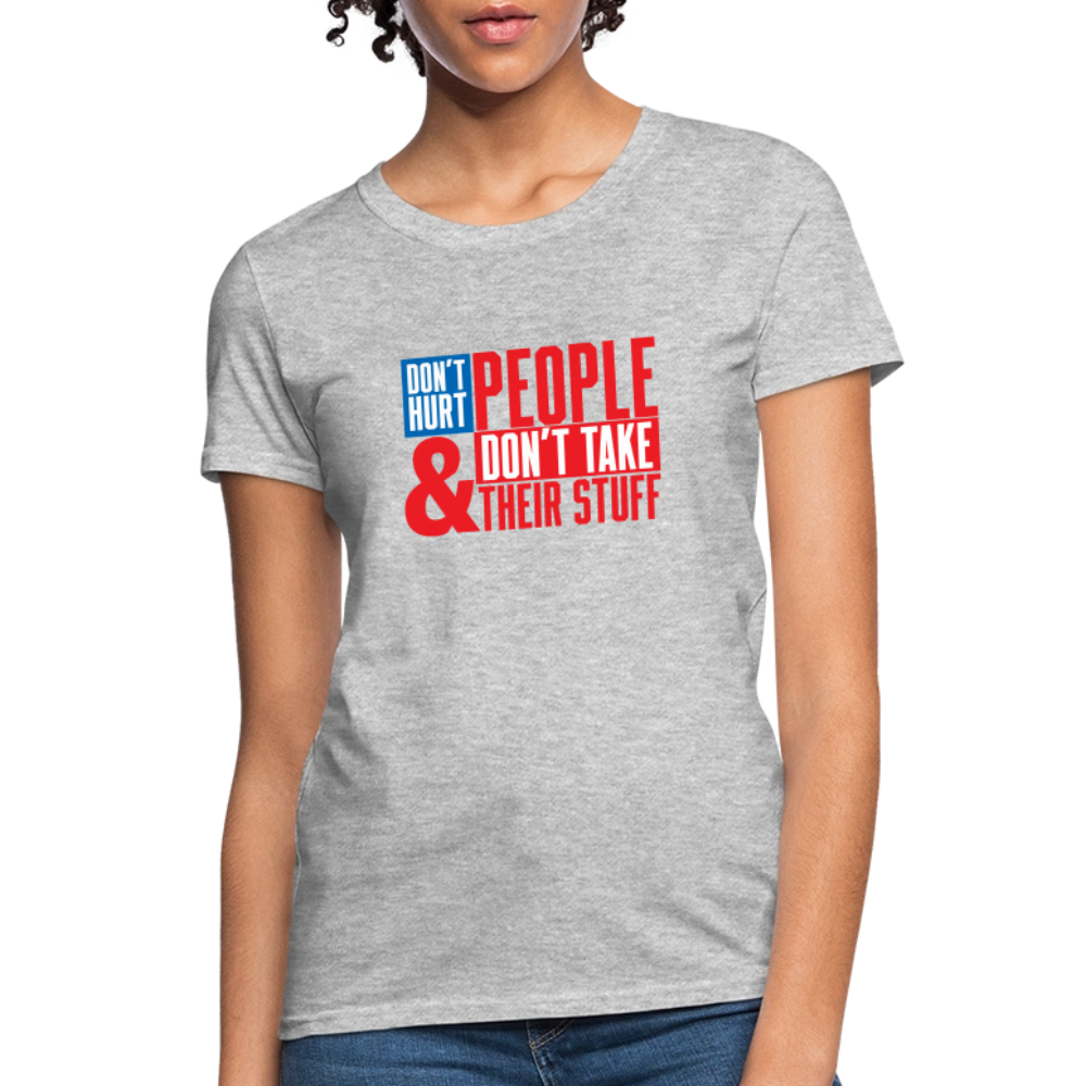 Don't Hurt People | America | Women's Tee - heather gray