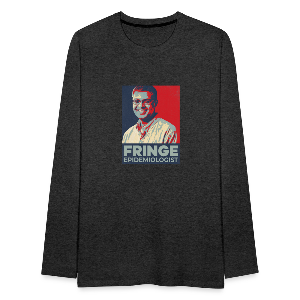 Fringe Epidemiologist | Men's Long Sleeve Tee - charcoal grey