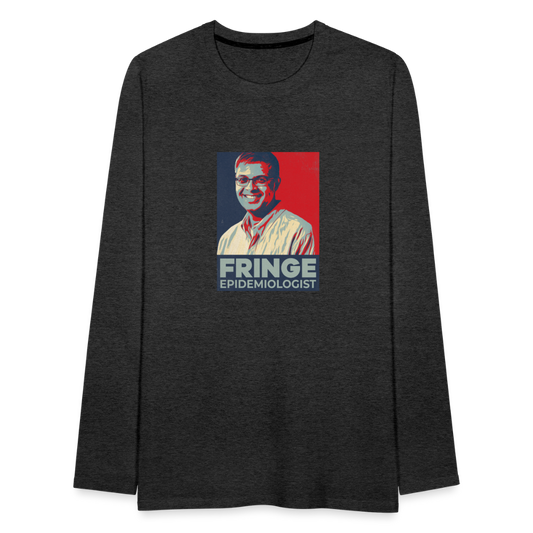 Fringe Epidemiologist | Men's Long Sleeve Tee - charcoal grey