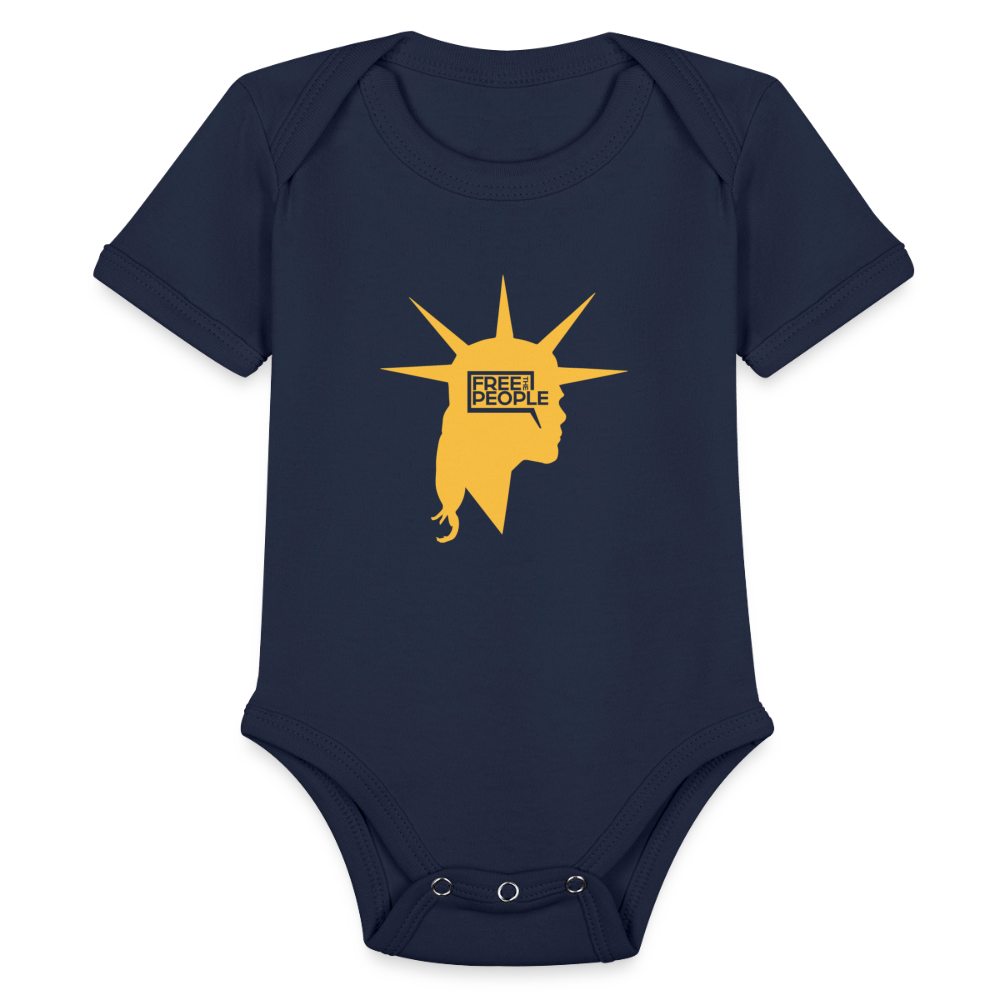 Liberty Head | Baby Onesie - dark navy