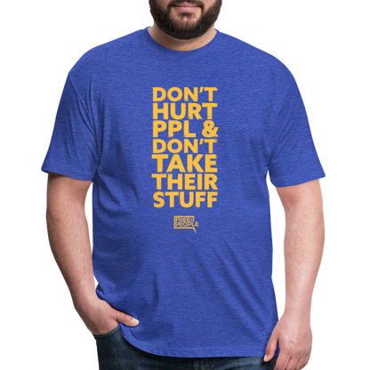 Don't Hurt People | Limited Edition | Men's Tee - heather royal