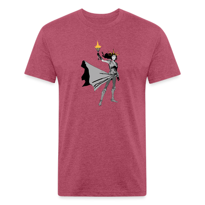 Liberty Hero | Men's Tee - heather burgundy