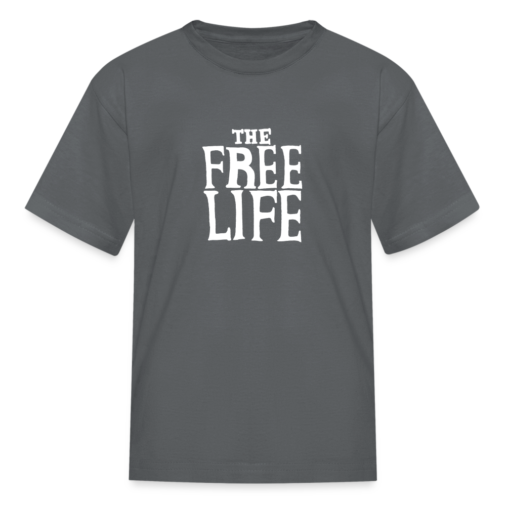 The Free Life | Youth Tee - charcoal