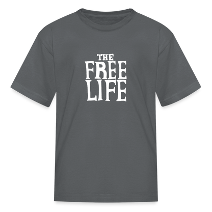 The Free Life | Youth Tee - charcoal