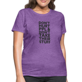 Don't Hurt People | Women's Tee - purple heather