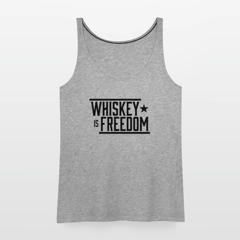 Whiskey is Freedom | Women's Tank - heather gray