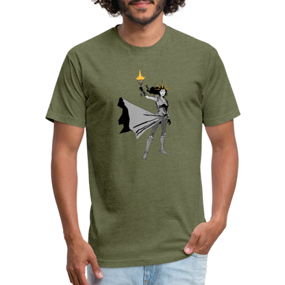 Liberty Hero | Men's Tee - heather military green