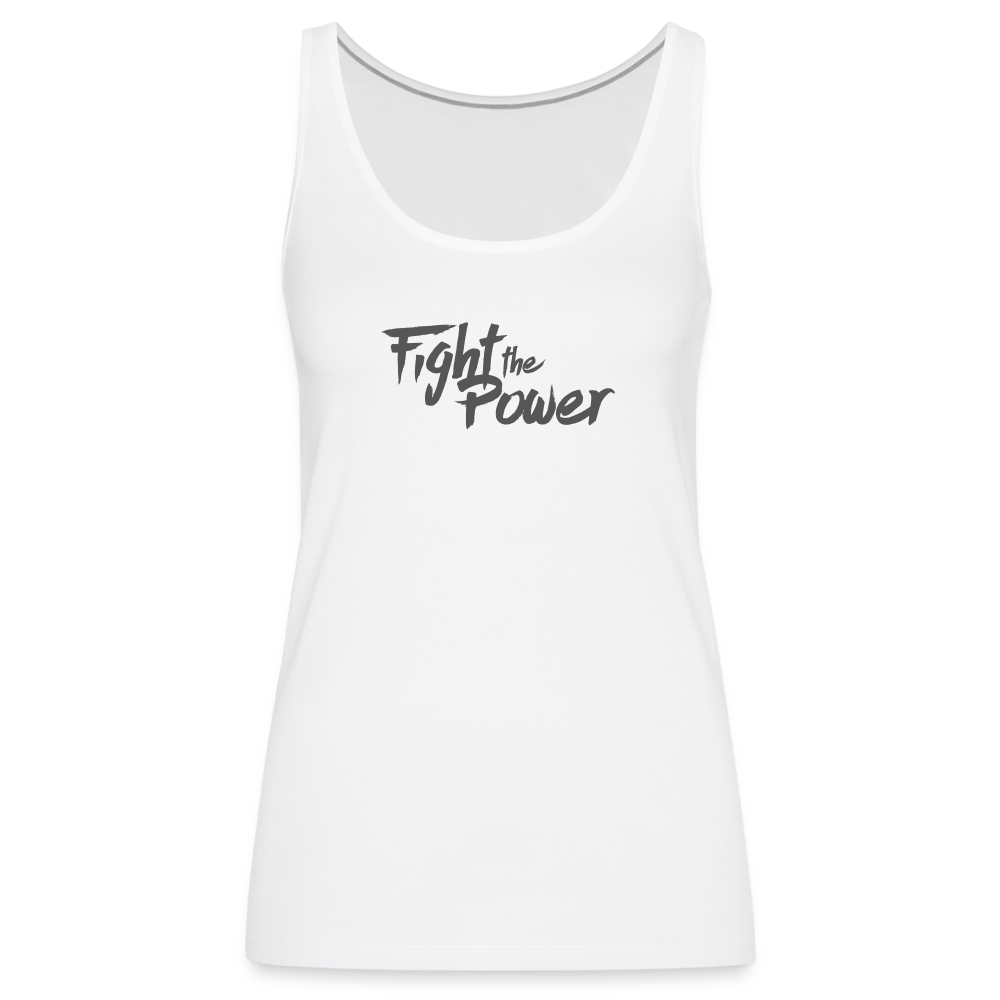 Fight the Power | Women's Tank - white