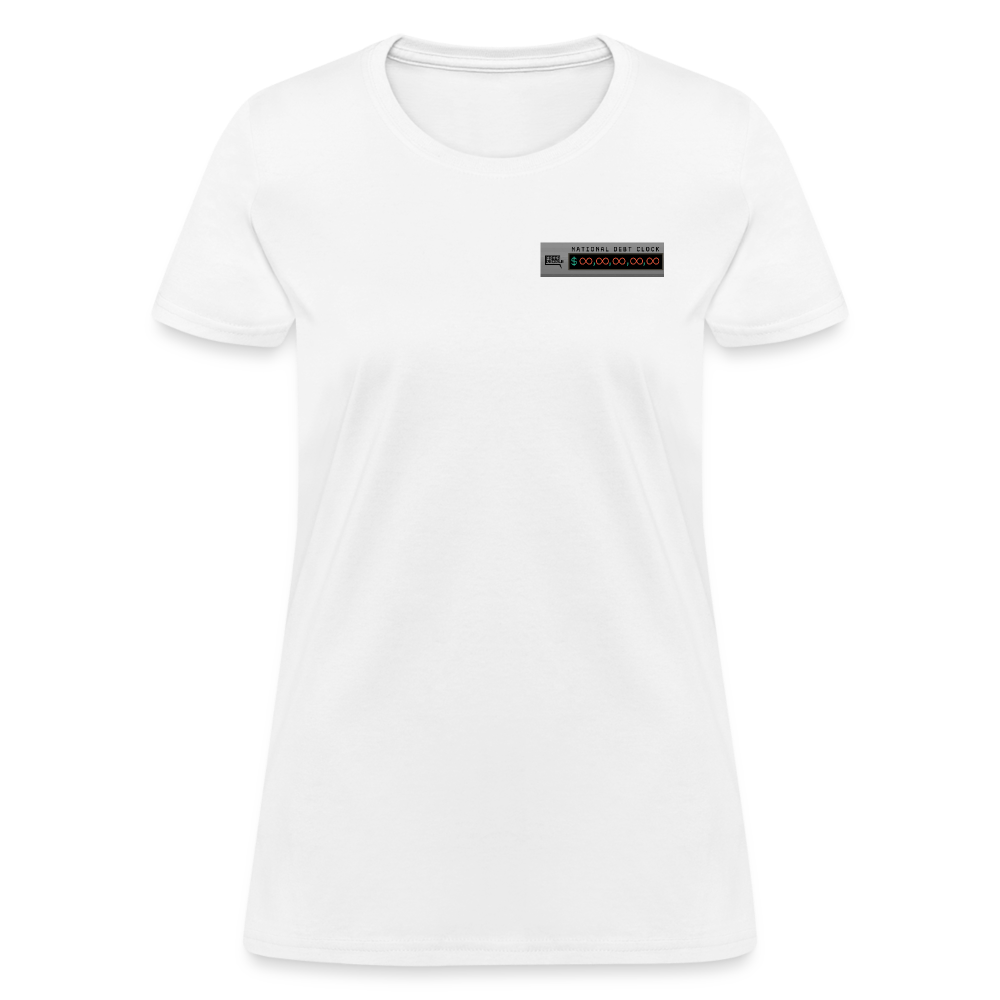 National Debt Clock | Women's Tee - white