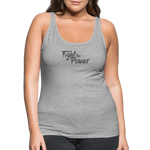 Fight the Power | Women's Tank - heather gray