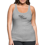 Fight the Power | Women's Tank - heather gray