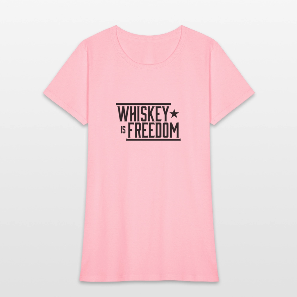 Whiskey is Freedom | Women's Tee - pink