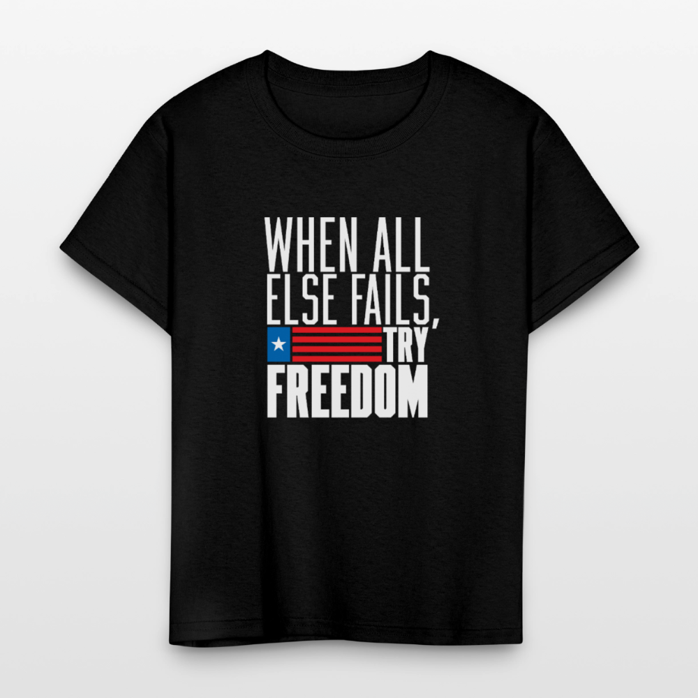 Try Freedom | Youth Tee - black