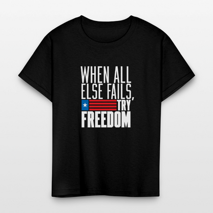 Try Freedom | Youth Tee - black