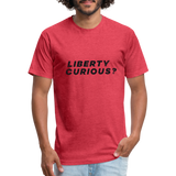 Liberty Curious? | Men's Tee - heather red