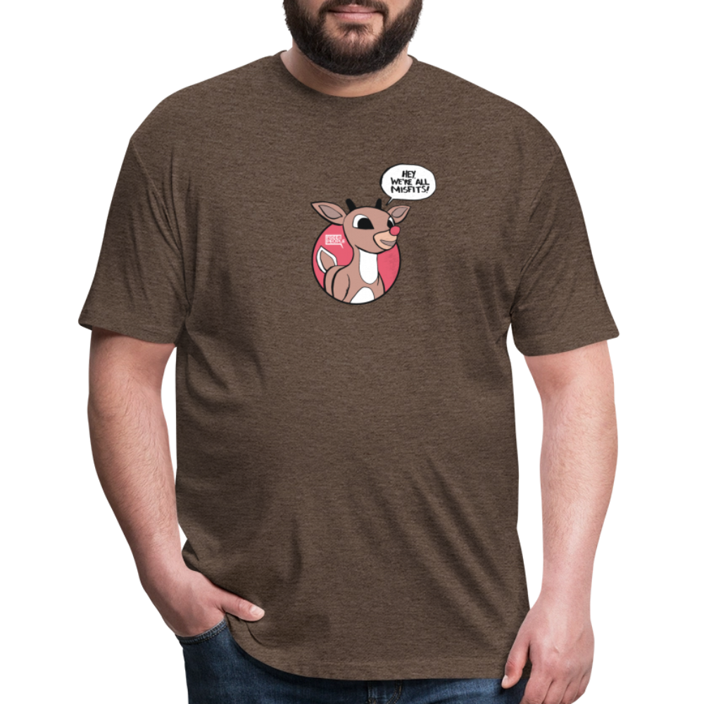 Rudolph Misfits | Men's Tee - heather espresso