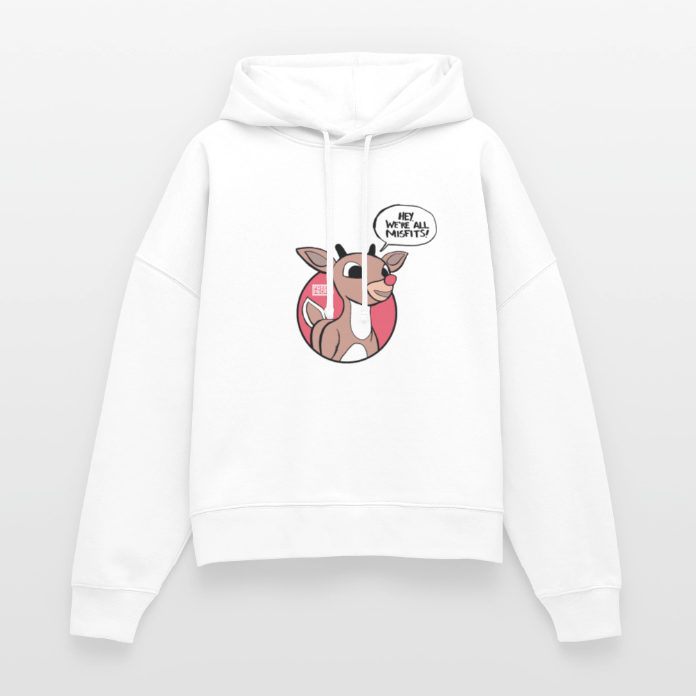Rudolph Misfits | Women's Hoodie - white