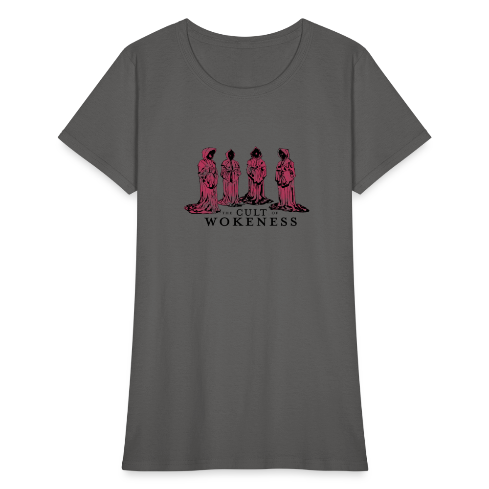 Cult of Wokeness | Women's Tee - charcoal