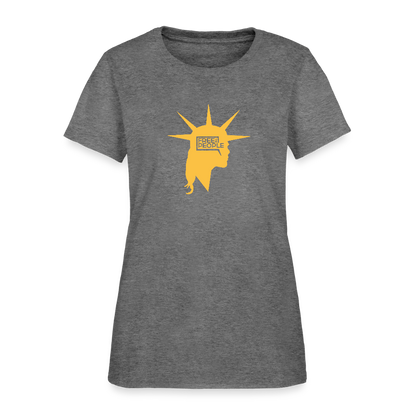 Liberty Head | Women's Tee - graphite heather
