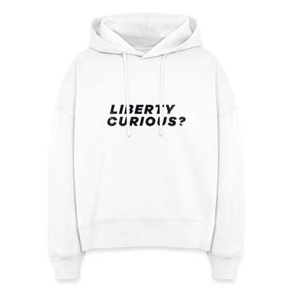 Liberty Curious? | Women's Hoodie - white