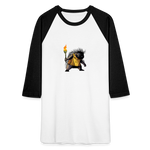 Free the Porcupine | Baseball Tee - white/black