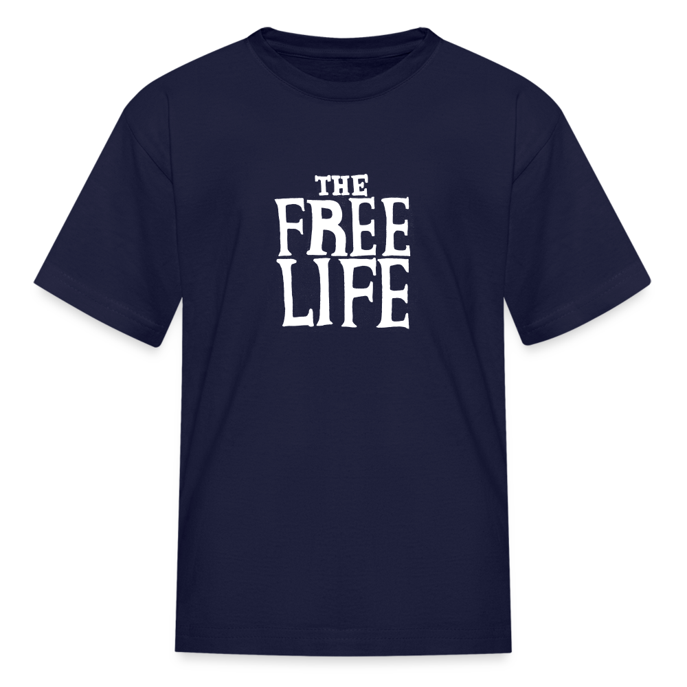 The Free Life | Youth Tee - navy