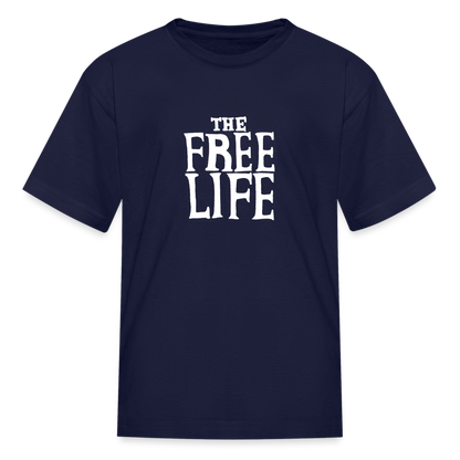 The Free Life | Youth Tee - navy