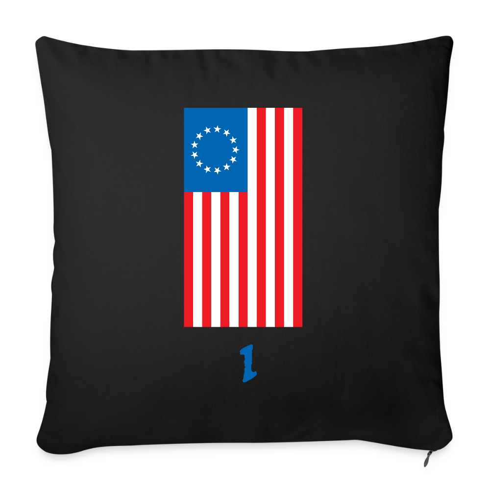 Spirit of '76 | Throw Pillow Cover - black