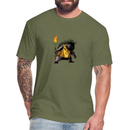 Free the Porcupine | Men's Tee - heather military green