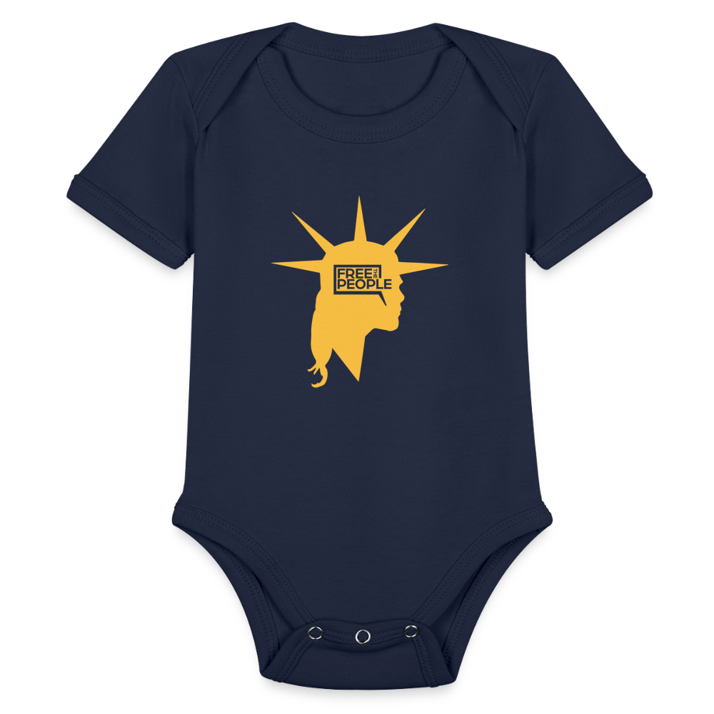 Liberty Head | Baby Onesie - dark navy