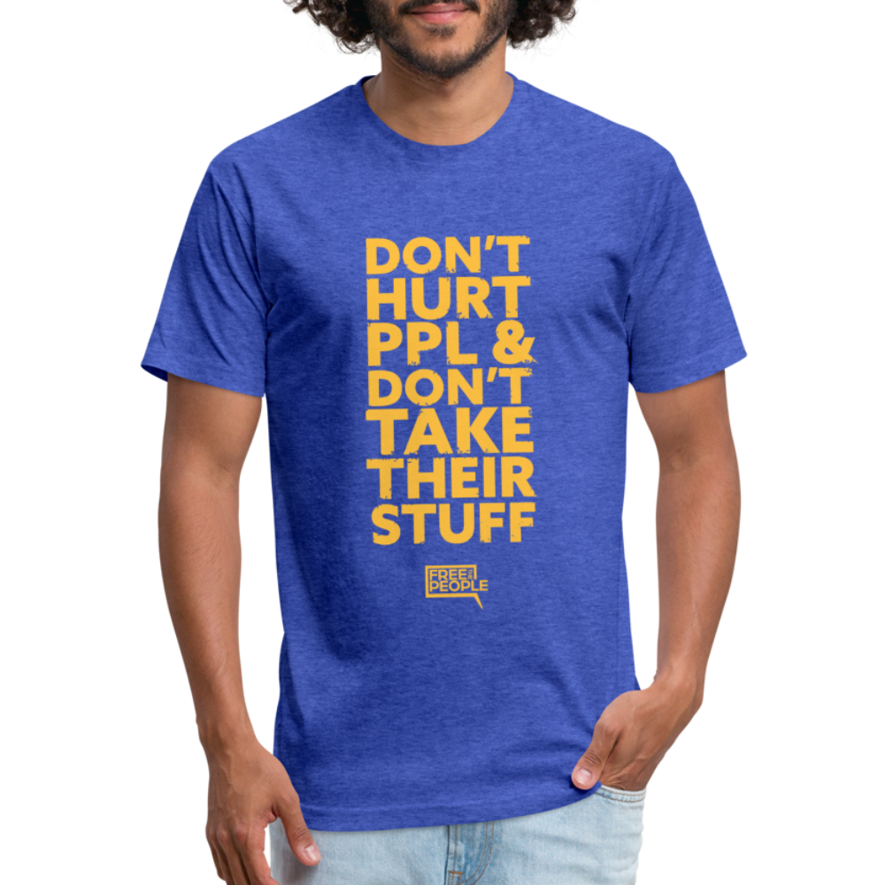 Don't Hurt People | Limited Edition | Men's Tee - heather royal