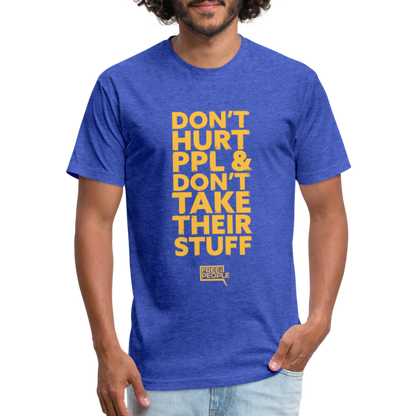 Don't Hurt People | Limited Edition | Men's Tee - heather royal