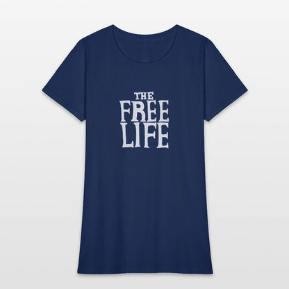 The Free Life | Women's Tee -  blue dusk